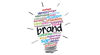 Image of words forming a lightbulb to illustrate an article about employer branding