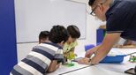 teacher-children-robotics-school-stock-image