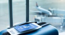 stock-image-aeroplane-suitcase-passport