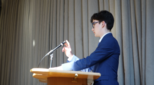 Halcyon-student-podium